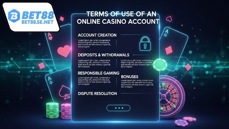 Quy định sử dụng BET88 dành cho người chơi